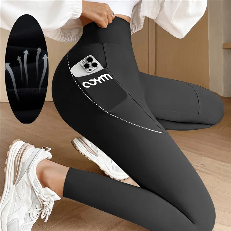 Sarah | Sportieve Dames-Leggings met Zak voor Onderweg