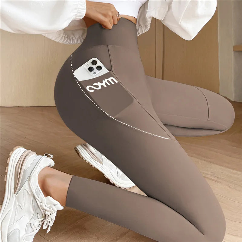 Sarah | Sportieve Dames-Leggings met Zak voor Onderweg