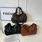 Liv™ Dames Leren Schoudertas