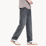 Wessel™ Heren Loose-Fit Jeans met Retro Look