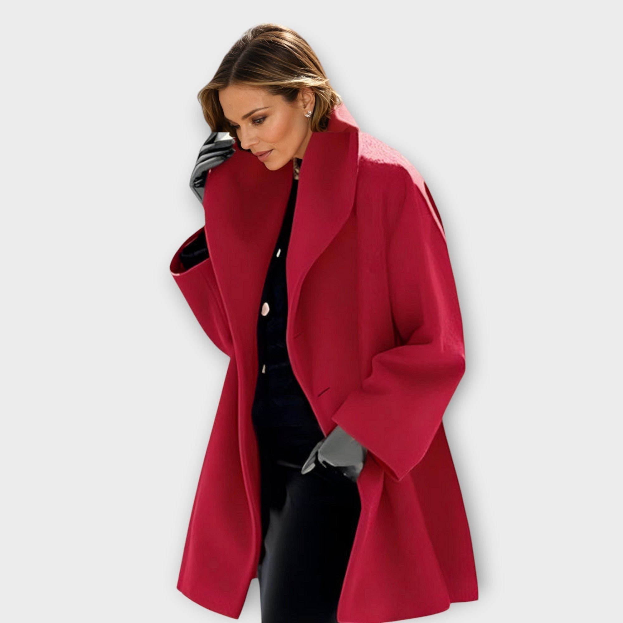 Nola™ Oversized Elegante Wolmix Jas