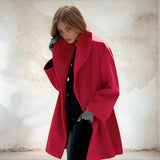 Nola™ Oversized Elegante Wolmix Jas