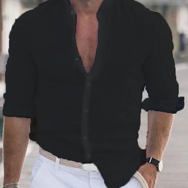 Dean™ Heren Linnen Overhemd