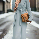 Livy™ Dames Elegante Lange Wintermantel