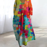 Margot™ Kleurrijke Boho Maxi Jurk