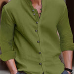 Sam™ Heren Casual Linnen Shirt