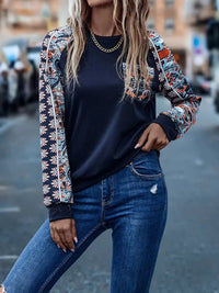 Claire™ Dames Longsleeve Met Bloemenmouwen