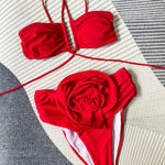 ROBINE | Bikini Met Halternek En Bloemdetail