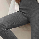 Clara | Geribbelde Mid-Waist-Leggings – Comfort en Stijl voor Elke Dag