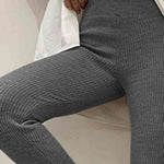 Clara | Geribbelde Mid-Waist-Leggings – Comfort en Stijl voor Elke Dag