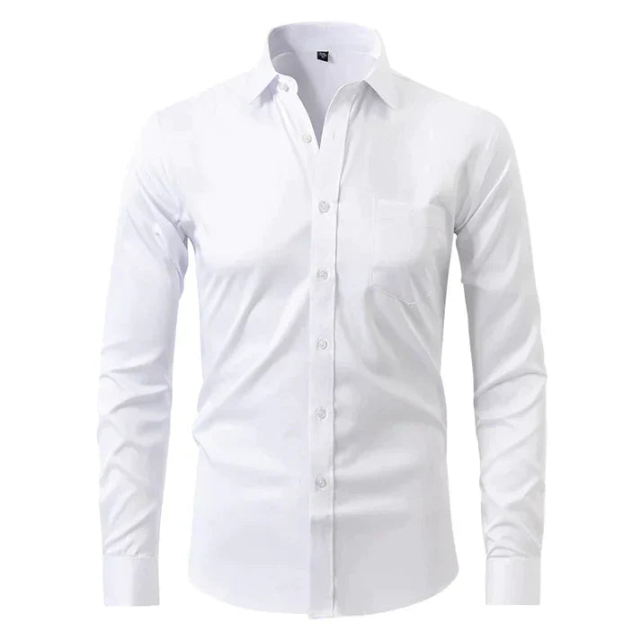 Braony | Klassiek Langarm Herenhemd met moderne Slim-Fit