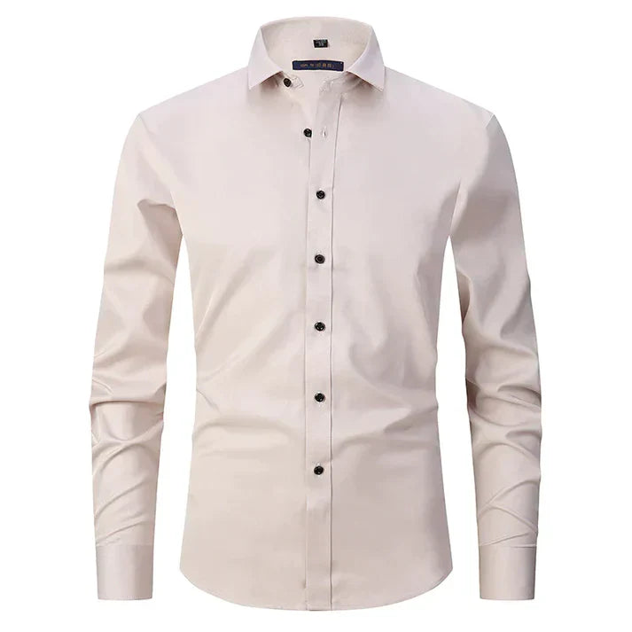 Braony | Klassiek Langarm Herenhemd met moderne Slim-Fit