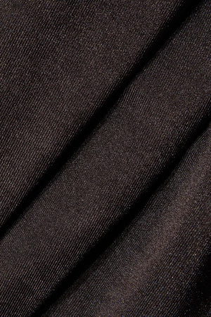 Vera | Elegante High-Neck Bodycon Minijurk met Drapering