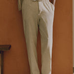 Heren-Casualbroek met Koord – Minimalistische Look in Meerdere Kleuren