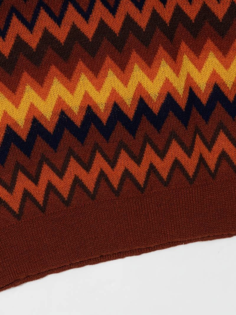 Retro-Trui met Zigzagpatroon