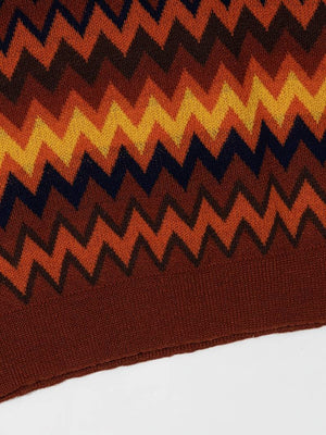 Retro-Trui met Zigzagpatroon