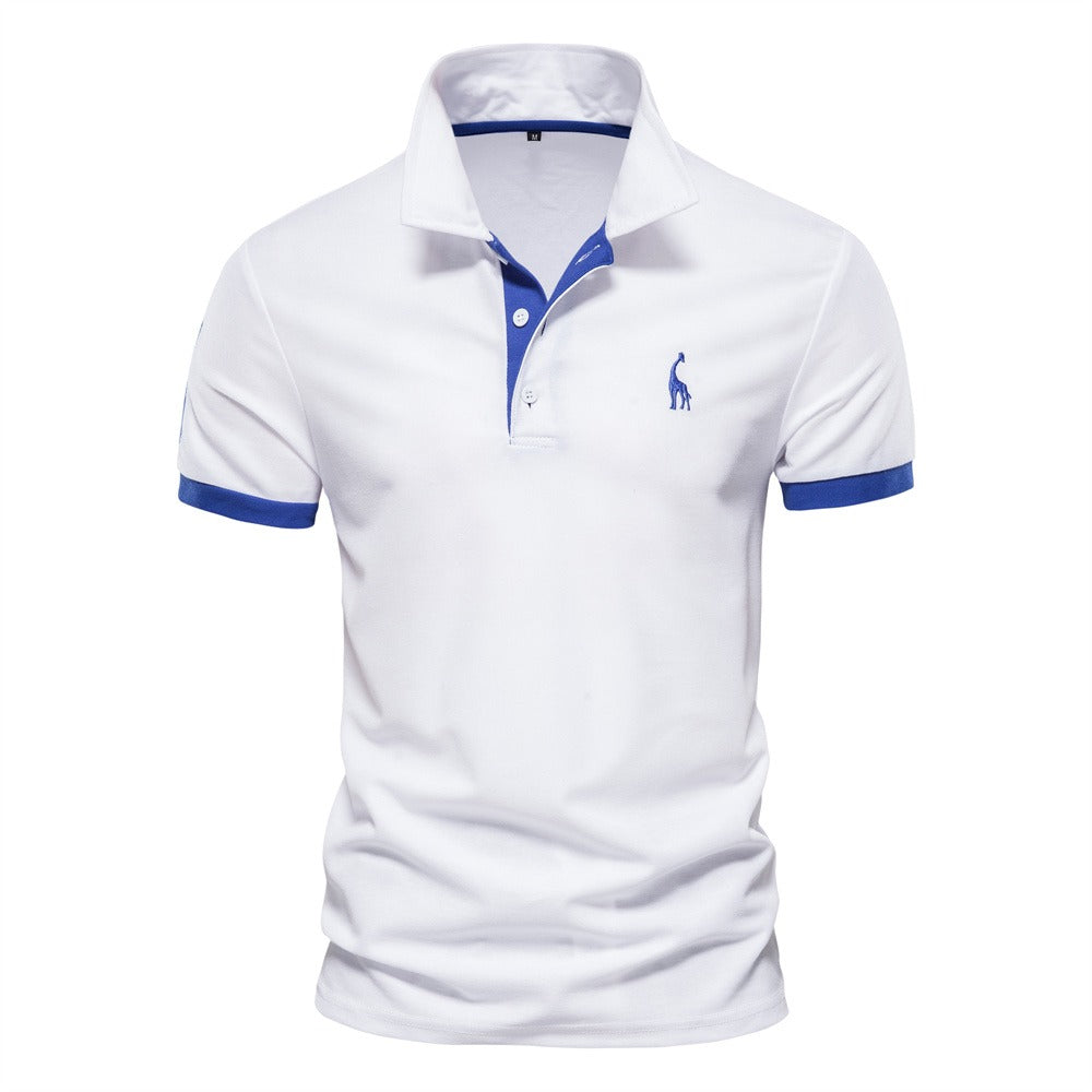 Berake | Tweekleurig Polo met sportief accent-ontwerp