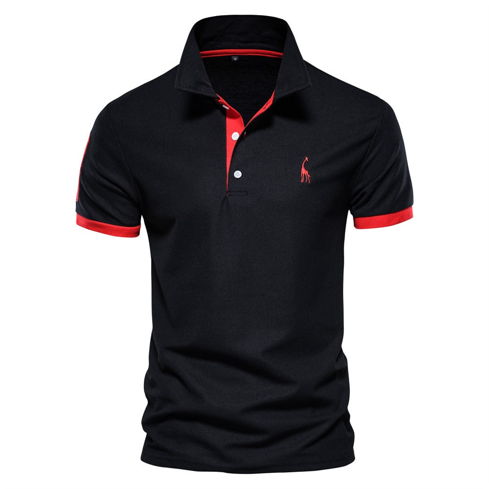 Berake | Tweekleurig Polo met sportief accent-ontwerp