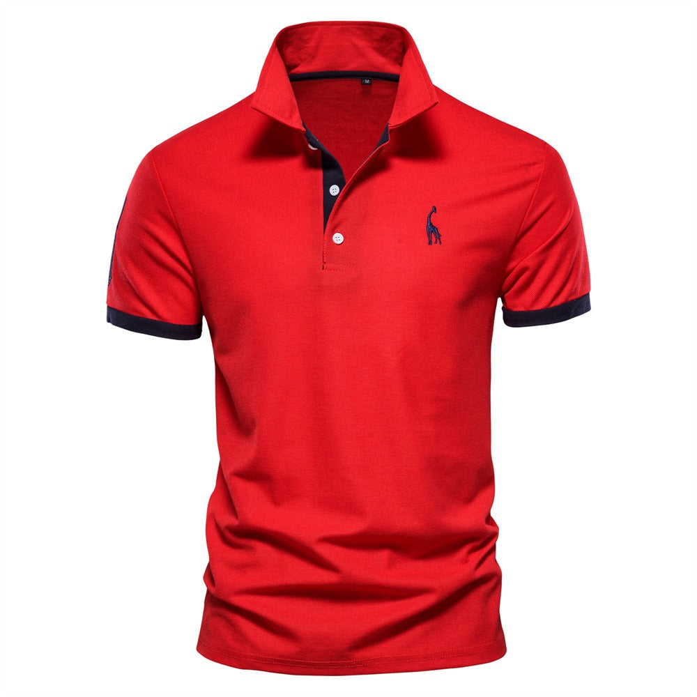 Berake | Tweekleurig Polo met sportief accent-ontwerp