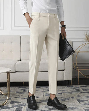 Walker | Hoog getailleerde Slim Fit Businessbroek