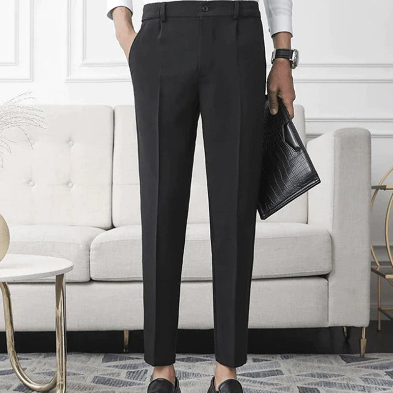 Walker | Hoog getailleerde Slim Fit Businessbroek