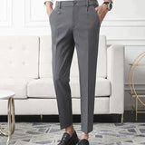 Walker | Hoog getailleerde Slim Fit Businessbroek