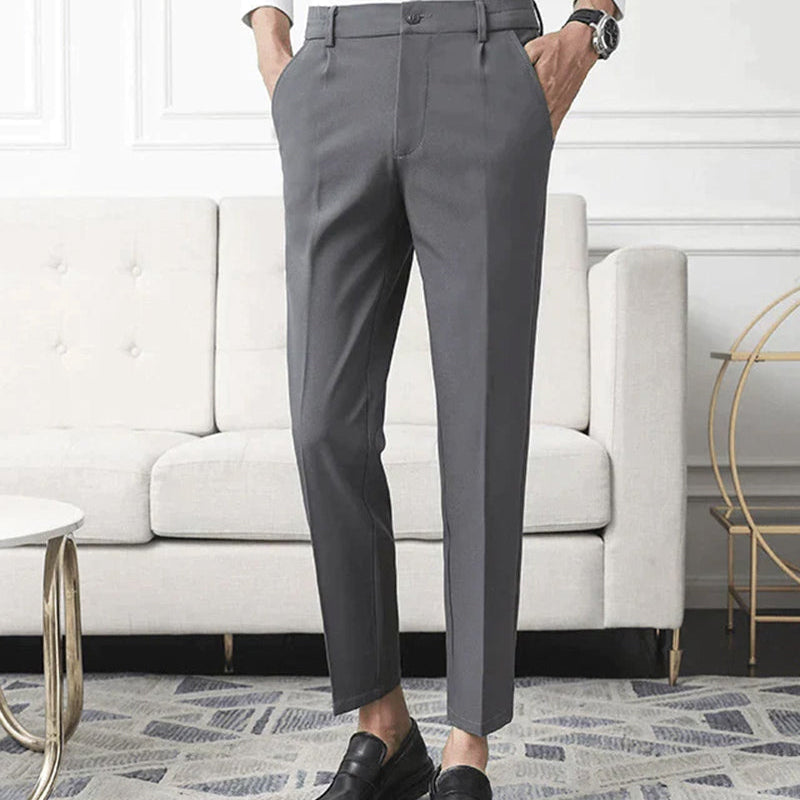 Walker | Hoog getailleerde Slim Fit Businessbroek