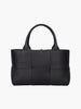 Alicia | Geweven Leren Handtas met Modern Design