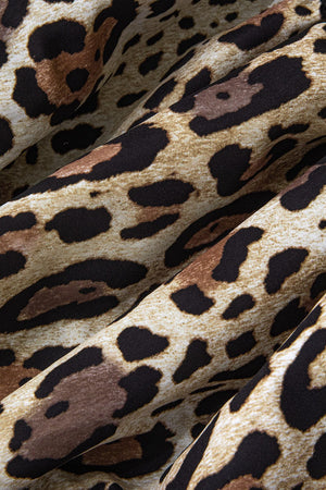 Sophia | Bandeau-Minikleed met Luipaardprint – Wild & Verleidelijk