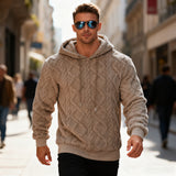 Mike de Jager | Fleece Pullover Sweater – Zwart, Lichtgrijs, Lichtblauw, Abrikoos & Bruin