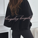Gemma™ Elegante Cape-Stijl Top voor Dames
