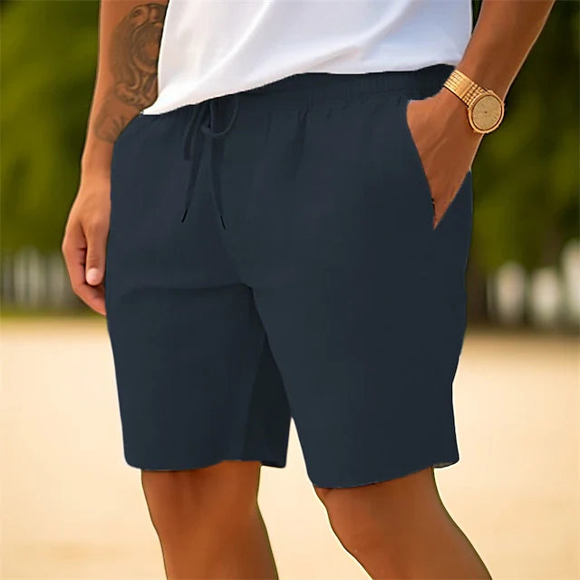 Liam™ Heren Zomerse Linnen Short