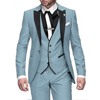 Heren Driedelige Linnen Set - Elegant & Comfortabel voor Formele Gelegenheden