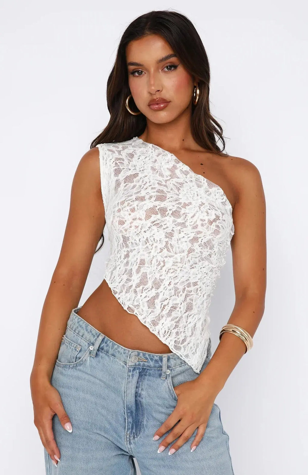 Luise | Kanttop met rugdetails