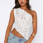 Luise | Kanttop met rugdetails