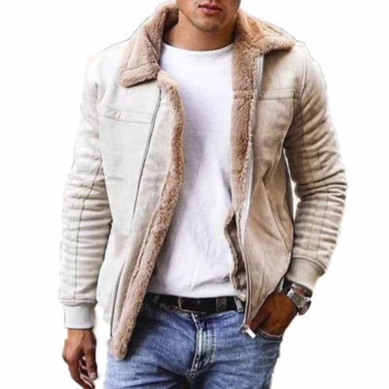Hessel-Jan™ Heren Leren Winterjas