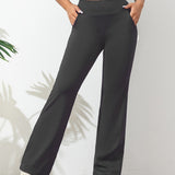 Lara Comfortabele Yogabroek – Elastische Dames Flared Broek voor Yoga & Casual