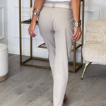 High™ Waist Tapered Broek | Polyester & Elasthaan | Elegant en Veelzijdig