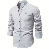 Heren Overhemd Slim Fit Knopen Casual Elegant