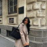 Klassieke™ Trenchcoat | Wolmix | Stijlvol en Warm