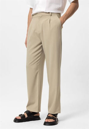 Vincent | Hoge Taille Herenbroek Beige