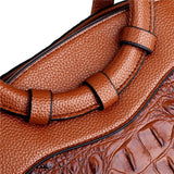 Vesper™ Luxe Handtas met Krokodillenpatroon