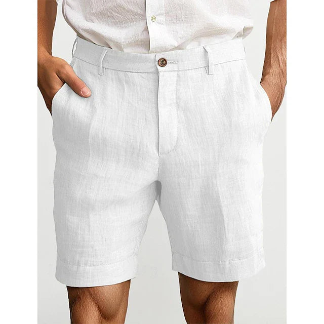 Tuur-Jan™ Heren Linnen Chino Short