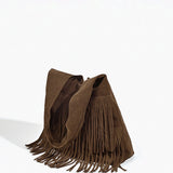 Isla | Boho Hobo-Tas met Fransen