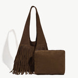 Isla | Boho Hobo-Tas met Fransen