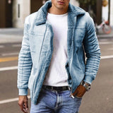 Hessel-Jan™ Heren Leren Winterjas