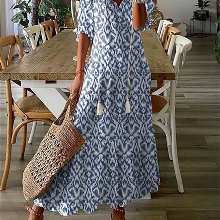Elina™ Elegante Bohemian Maxi Jurk