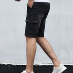 Giel™ Heren Denim Cargo Shorts