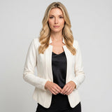 Getailleerde Blazer met Open Voorkant