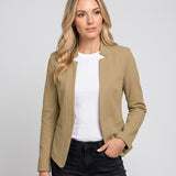 Getailleerde Blazer met Open Voorkant
